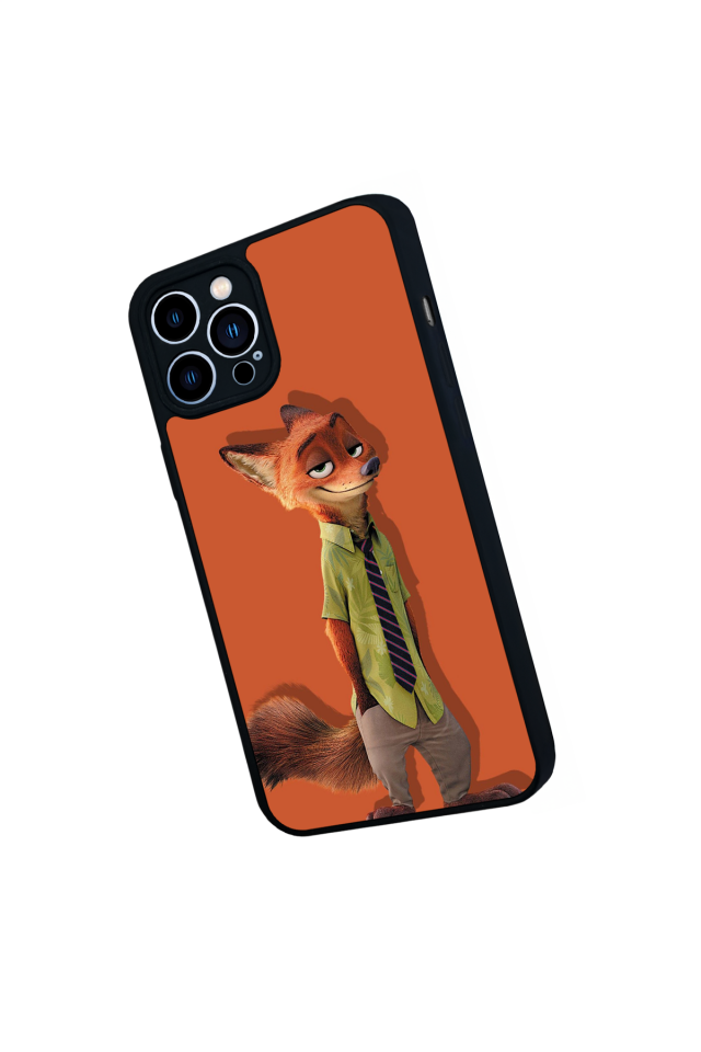 iPhone 13 Pro Max Uyumlu Zootropolis Tasarımlı Glossy Premium Kılıf