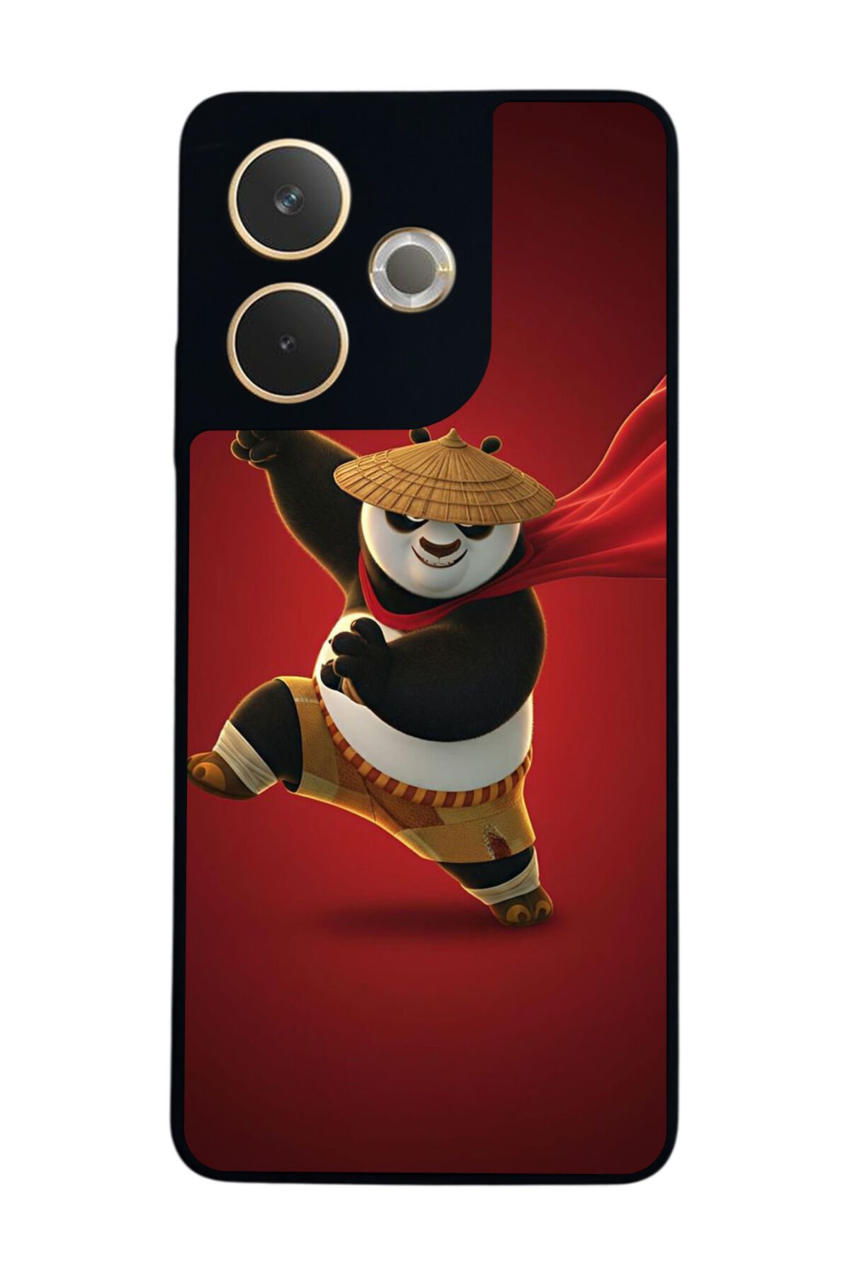 Oppo A5 Pro Uyumlu Kung Fu Panda Tasarımlı Glossy Premium Kılıf