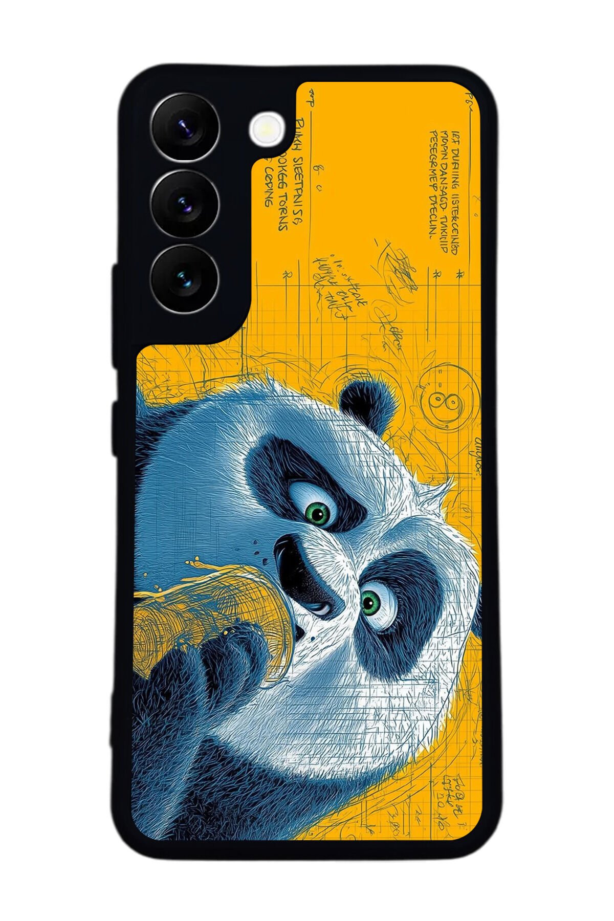 Samsung Galaxy S22 Uyumlu Kung Fu Panda Tasarımlı Glossy Premium Kılıf