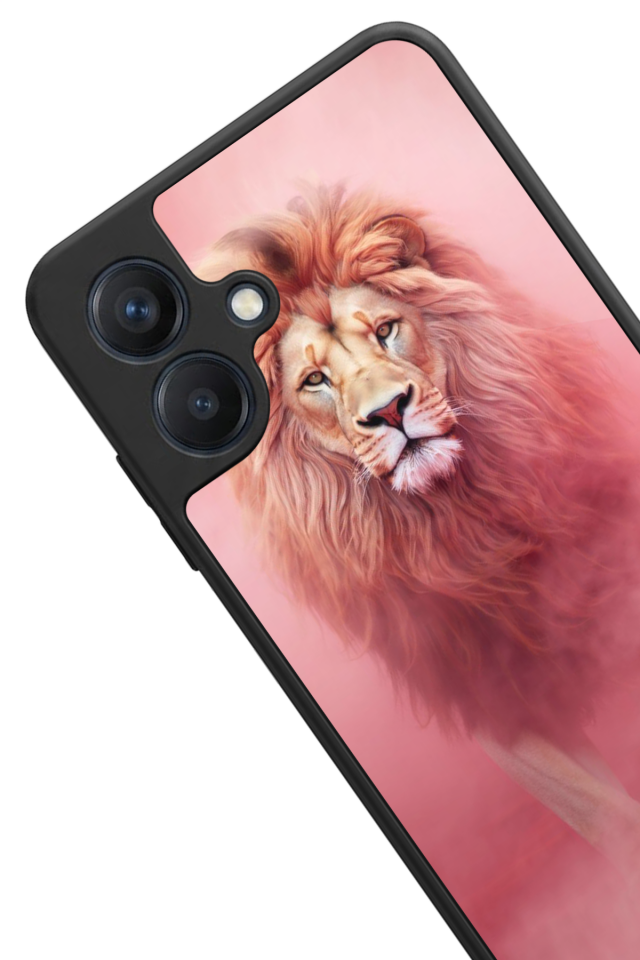 Samsung Galaxy A07 Uyumlu Aslan Tasarımlı Glossy Premium Kılıf