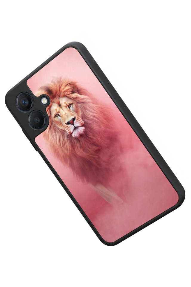 Samsung Galaxy A07 Uyumlu Aslan Tasarımlı Glossy Premium Kılıf