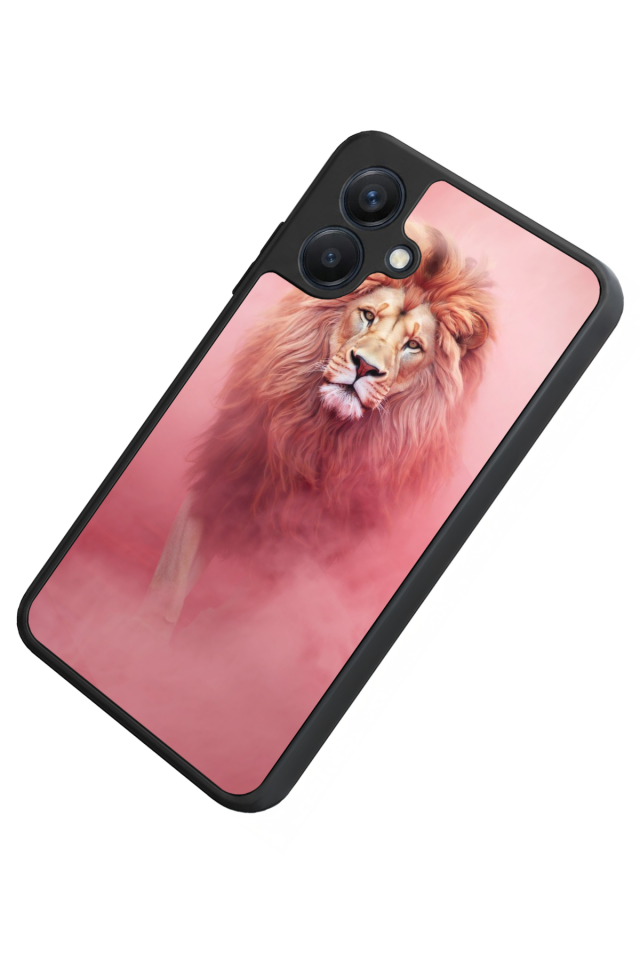 Samsung Galaxy A07 Uyumlu Aslan Tasarımlı Glossy Premium Kılıf