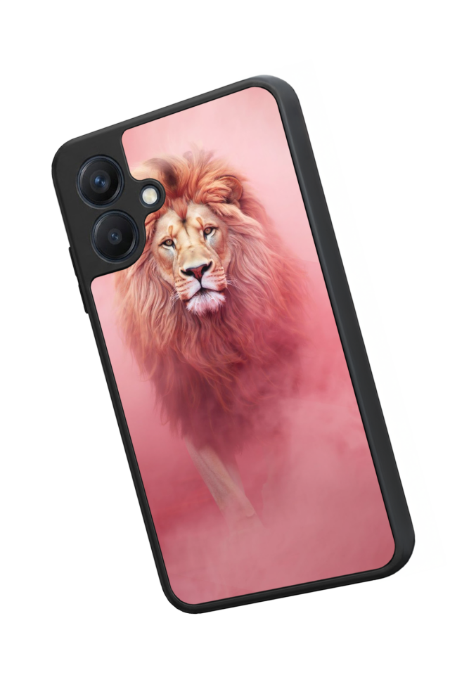 Samsung Galaxy A07 Uyumlu Aslan Tasarımlı Glossy Premium Kılıf