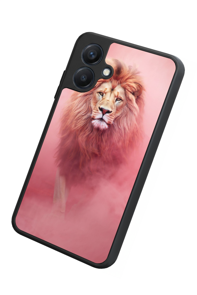 Samsung Galaxy A07 Uyumlu Aslan Tasarımlı Glossy Premium Kılıf