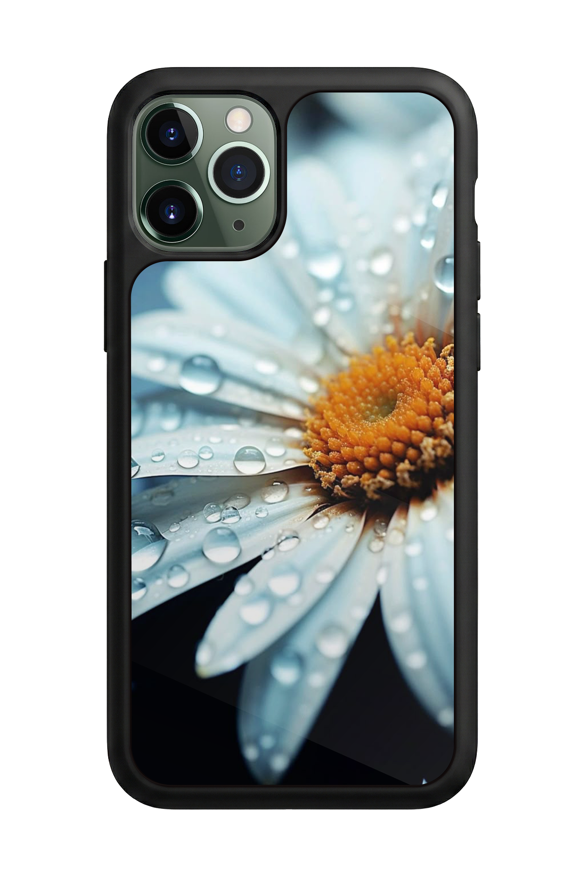 iPhone 11 Pro Max Uyumlu Cicek Tasarımlı Glossy Premium Kılıf