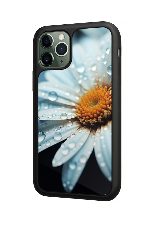 iPhone 11 Pro Max Uyumlu Cicek Tasarımlı Glossy Premium Kılıf