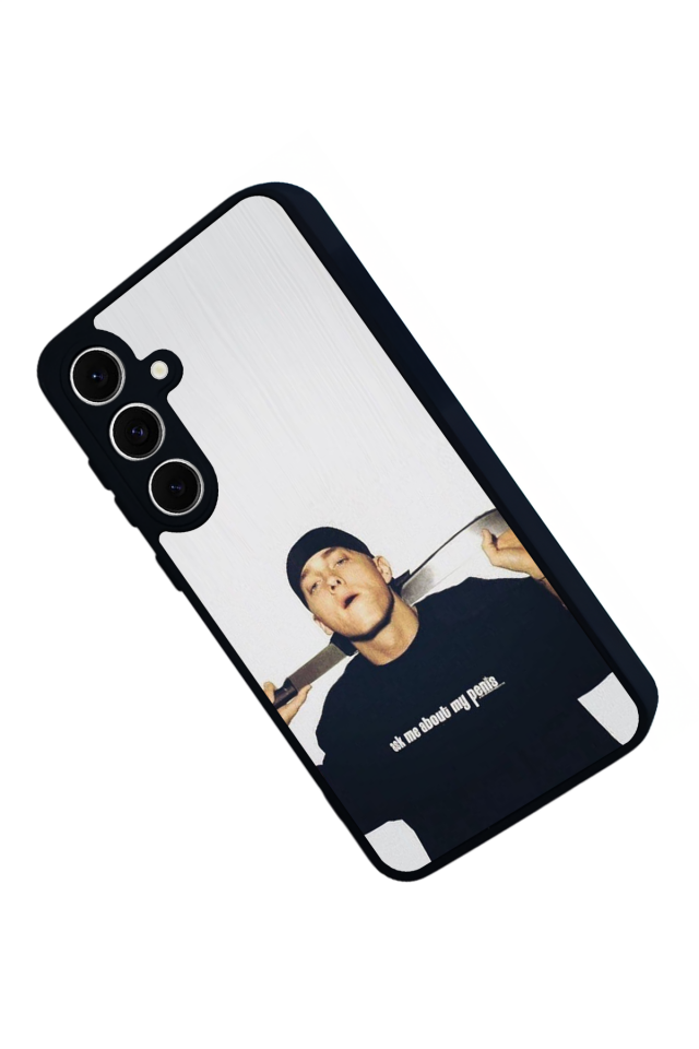 Samsung Galaxy A16 Uyumlu Eminem Tasarımlı Glossy Premium Kılıf