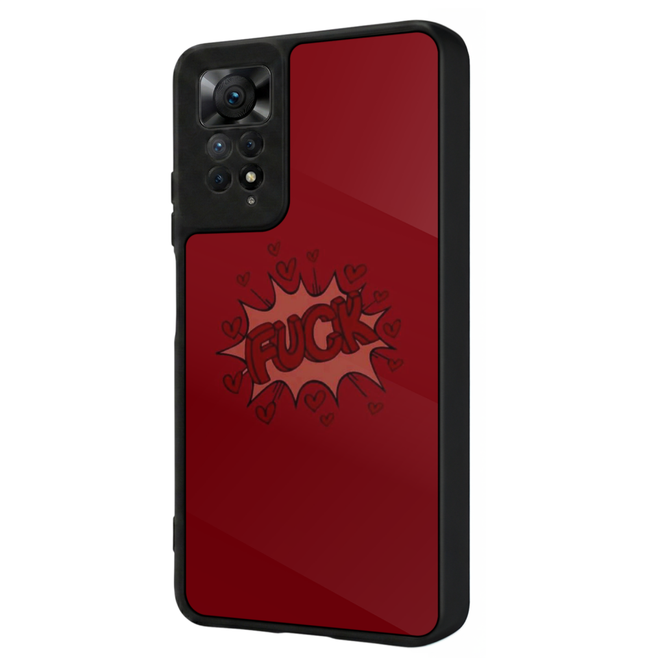 Xiaomi Redmi Note 11 Pro Uyumlu Kalp Love Tasarımlı Glossy Premium Kılıf
