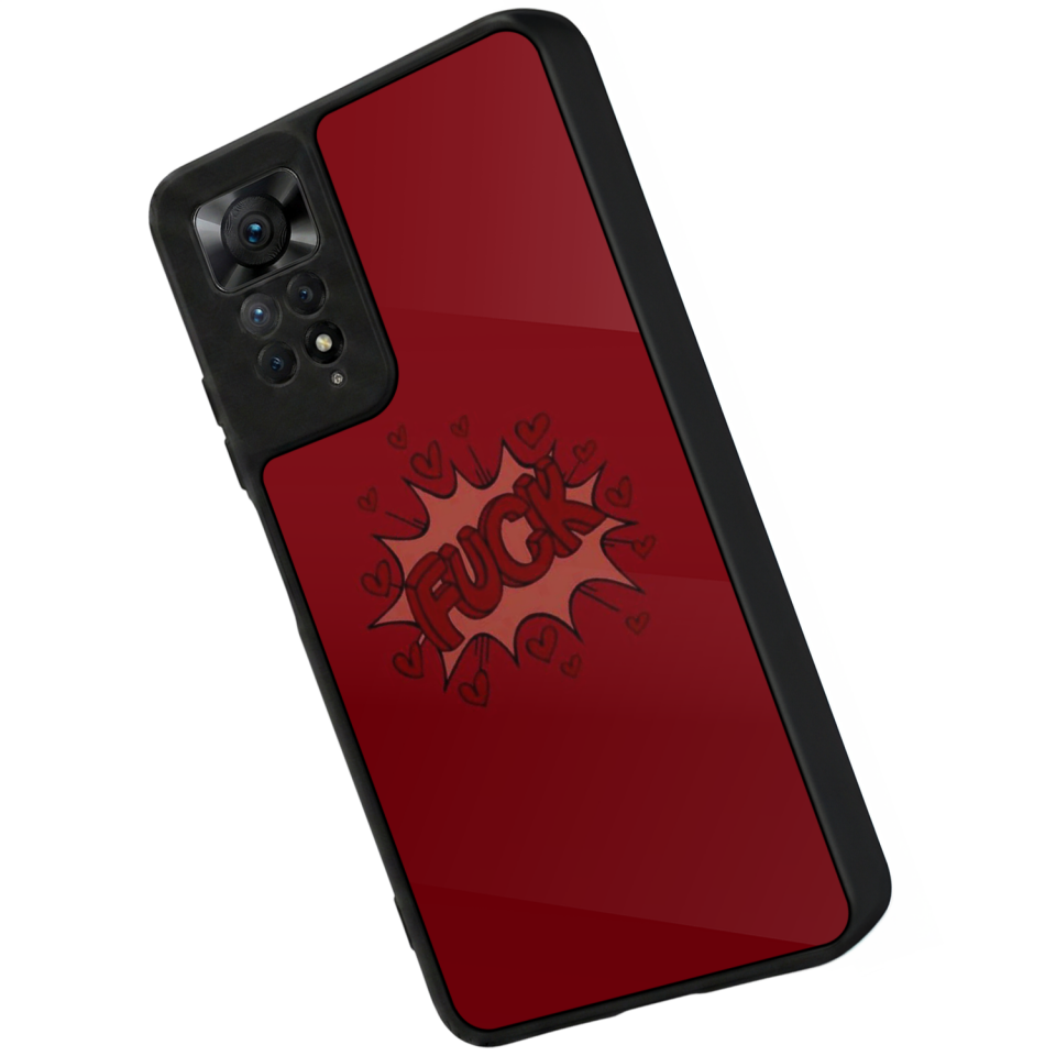 Xiaomi Redmi Note 11 Pro Uyumlu Kalp Love Tasarımlı Glossy Premium Kılıf