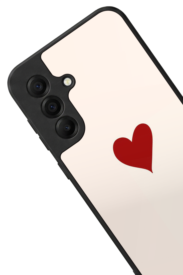 Samsung Galaxy A17 Uyumlu Kalp Love Tasarımlı Glossy Premium Kılıf