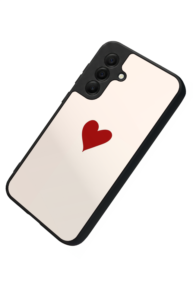 Samsung Galaxy A17 Uyumlu Kalp Love Tasarımlı Glossy Premium Kılıf