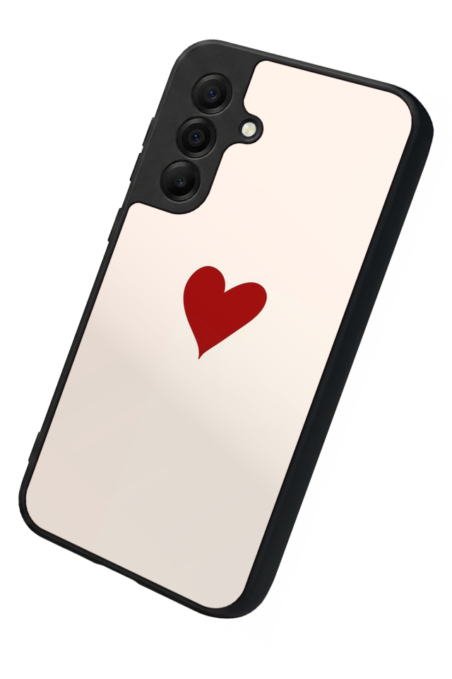 Samsung Galaxy A17 Uyumlu Kalp Love Tasarımlı Glossy Premium Kılıf