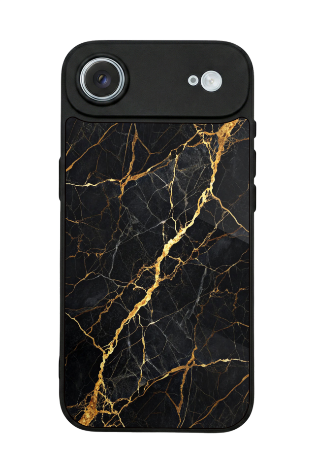 iPhone 17 Air Uyumlu Mermer Marble Tasarımlı Glossy Premium Kılıf