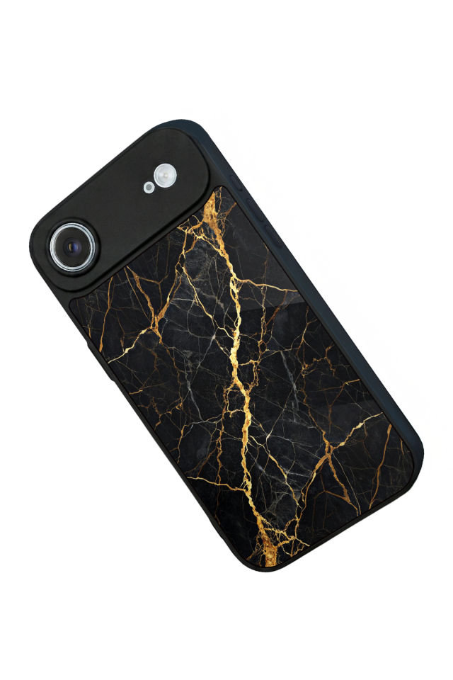 iPhone 17 Air Uyumlu Mermer Marble Tasarımlı Glossy Premium Kılıf