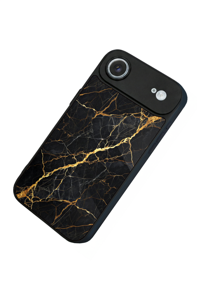 iPhone 17 Air Uyumlu Mermer Marble Tasarımlı Glossy Premium Kılıf