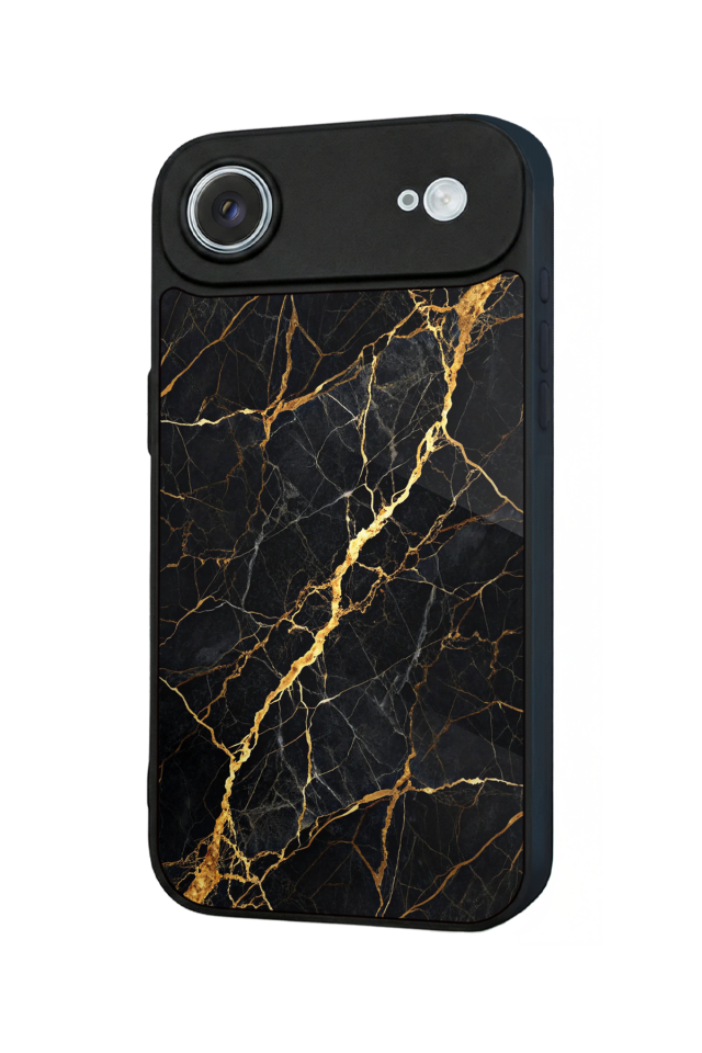 iPhone 17 Air Uyumlu Mermer Marble Tasarımlı Glossy Premium Kılıf
