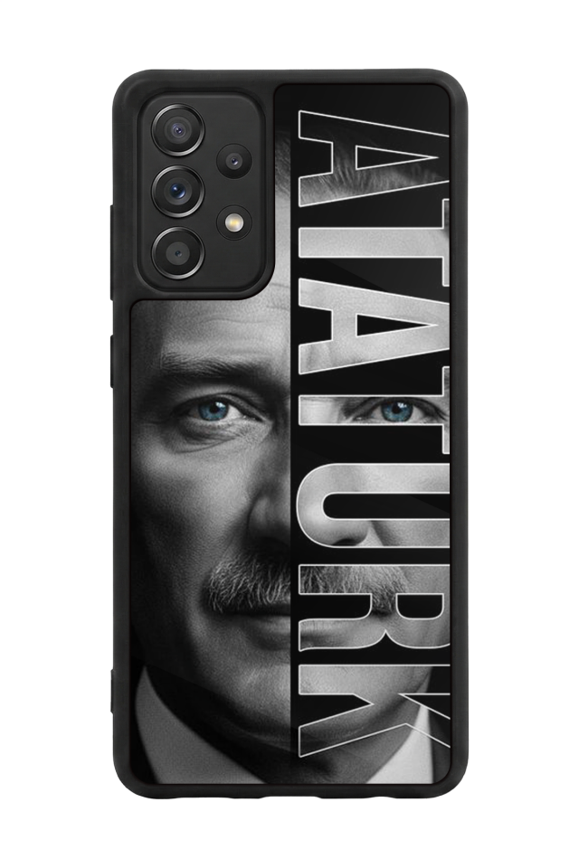 Samsung Galaxy A72 Uyumlu Mustafa Kemal Ataturk Tasarımlı Glossy Premium Kılıf