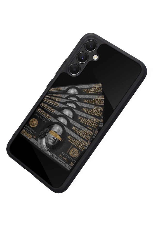 Samsung Galaxy M34 Uyumlu Para Tasarımlı Glossy Premium Kılıf