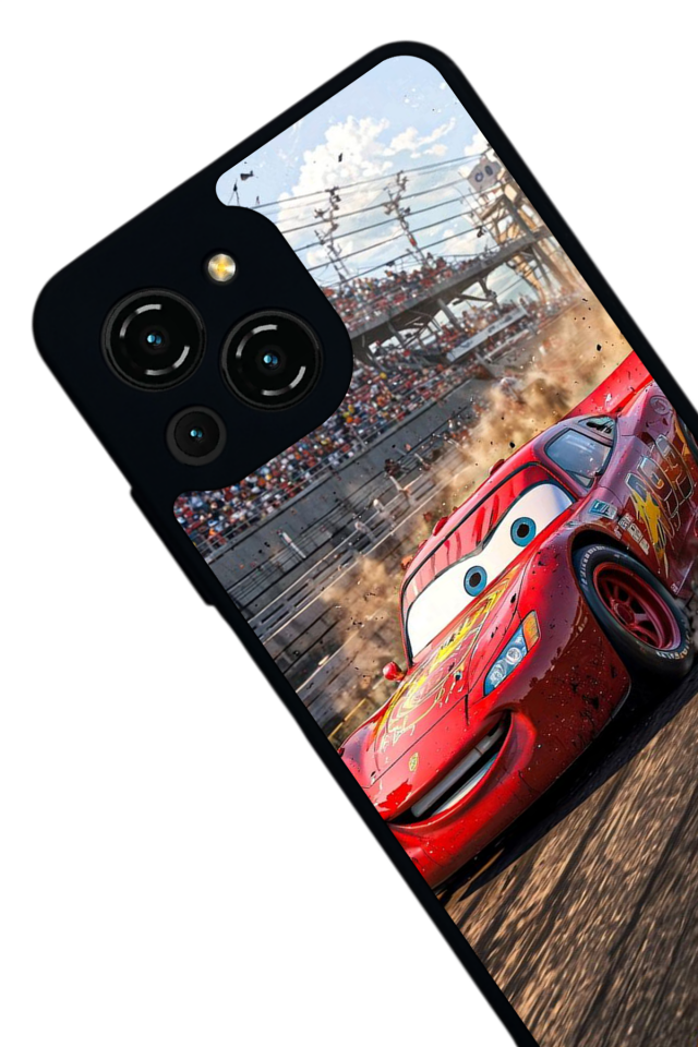 Reeder S23 Pro Max Uyumlu Simsek McQueen Tasarımlı Glossy Premium Kılıf