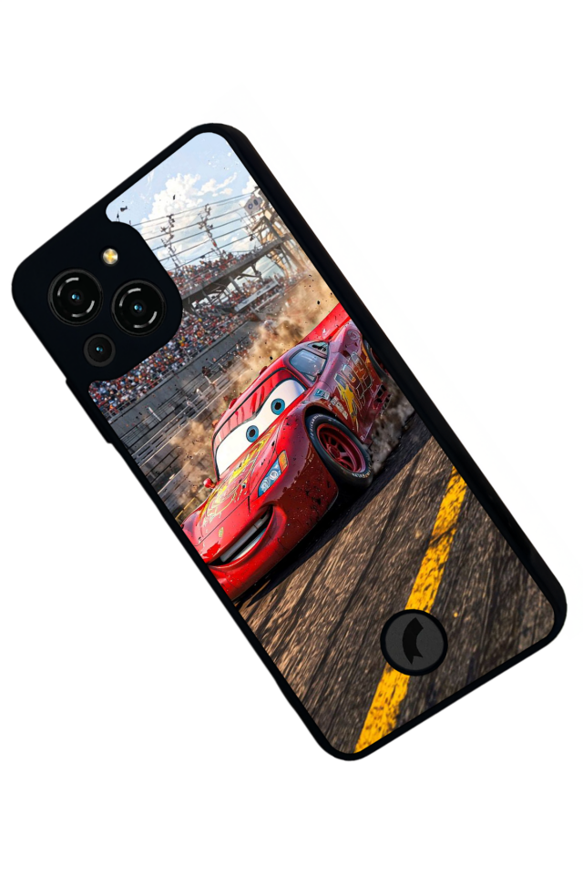 Reeder S23 Pro Max Uyumlu Simsek McQueen Tasarımlı Glossy Premium Kılıf