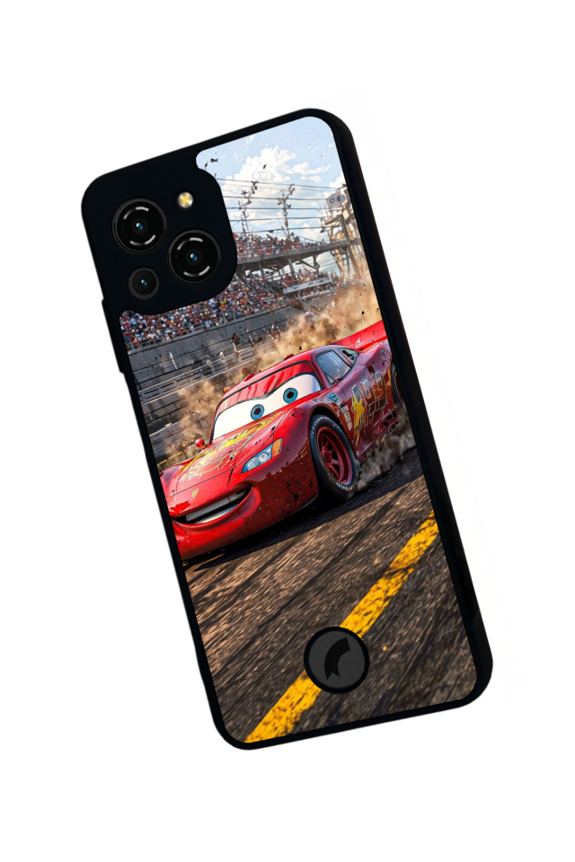 Reeder S23 Pro Max Uyumlu Simsek McQueen Tasarımlı Glossy Premium Kılıf