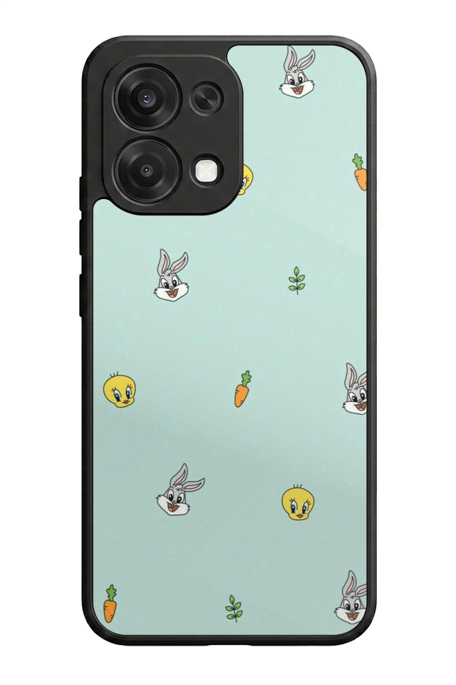 Oppo A6 Pro Uyumlu Tweety Tasarımlı Glossy Premium Kılıf