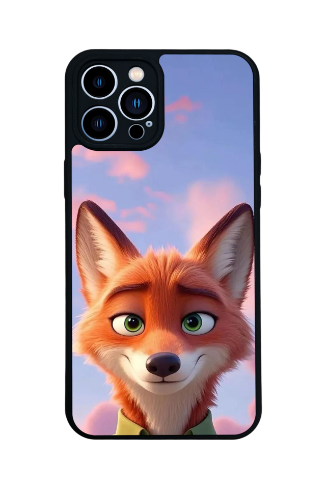 iPhone 13 Pro Max Uyumlu Zootropolis Tasarımlı Glossy Premium Kılıf
