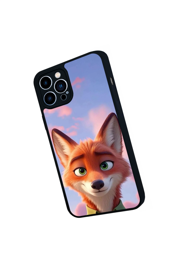 iPhone 13 Pro Max Uyumlu Zootropolis Tasarımlı Glossy Premium Kılıf