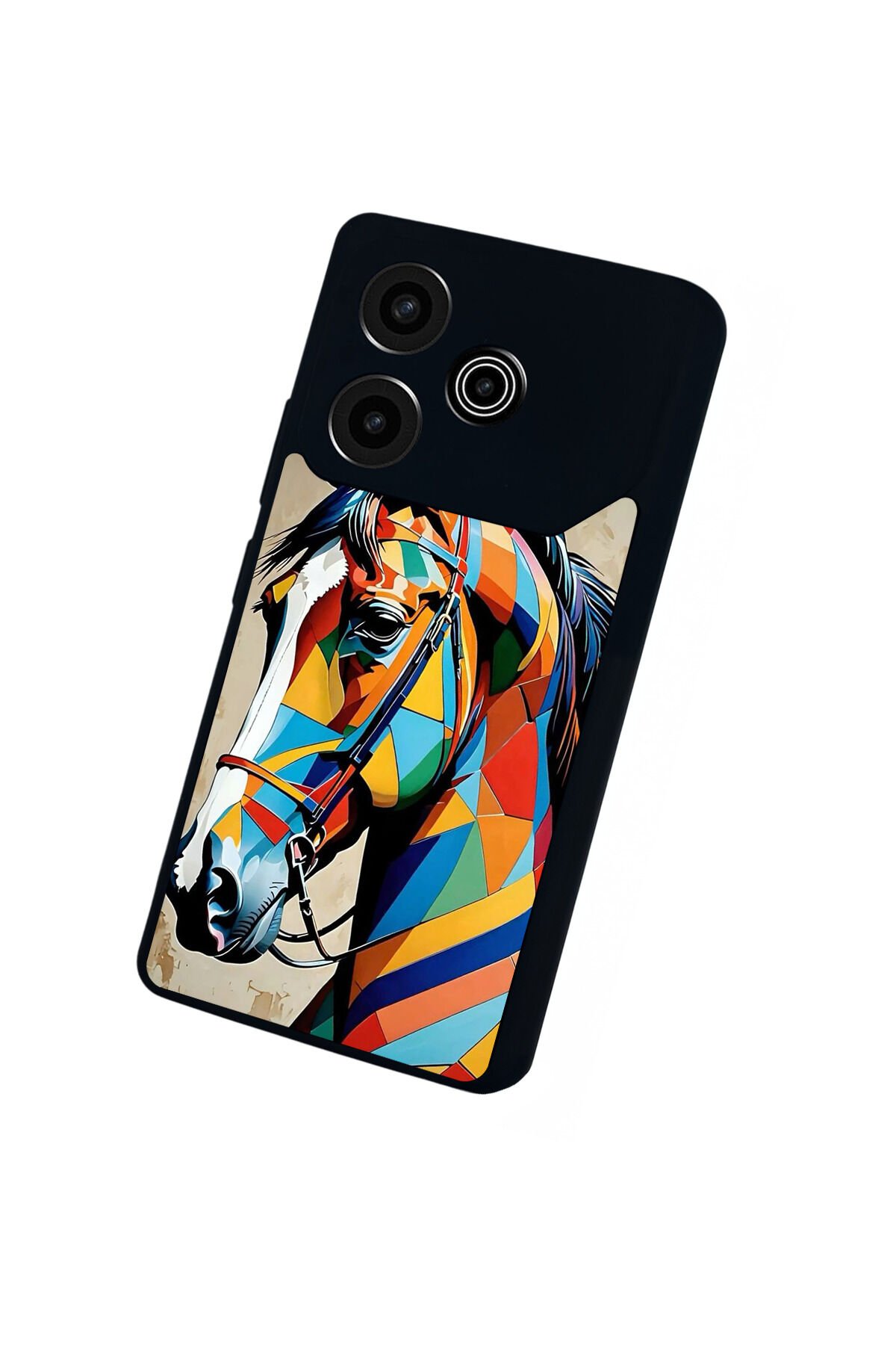 Tecno Pova 6 Uyumlu At Horse Tasarımlı Glossy Premium Kılıf