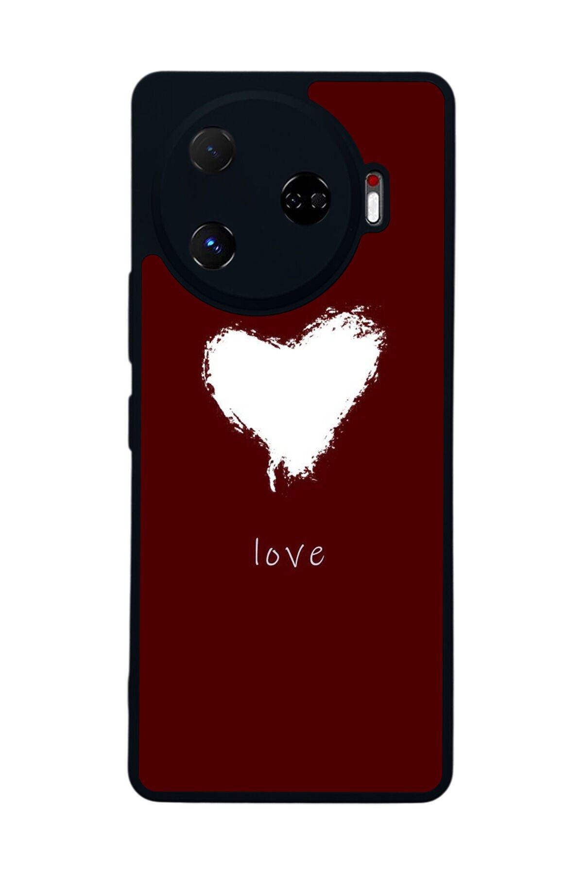 Tecno Camon 30 Pro Uyumlu Kalp Love Tasarımlı Glossy Premium Kılıf