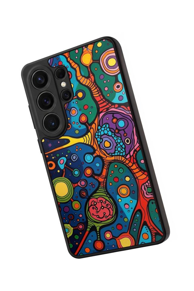 Samsung Galaxy S26 Ultra Uyumlu Abstract Tasarımlı Glossy Premium Kılıf
