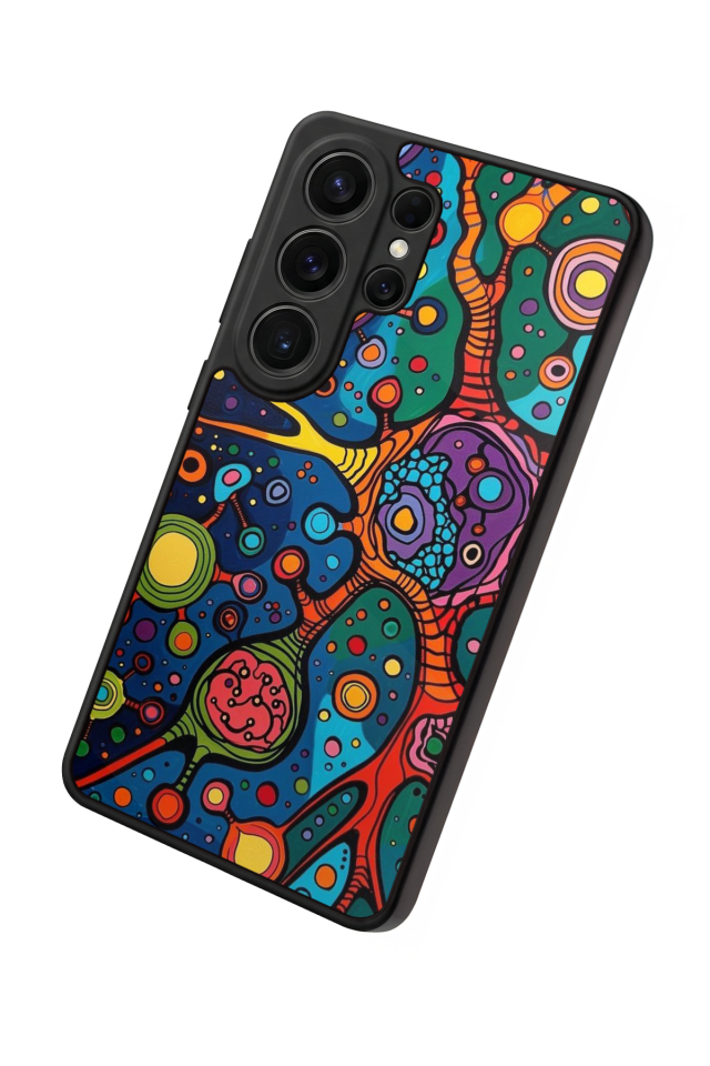 Samsung Galaxy S26 Ultra Uyumlu Abstract Tasarımlı Glossy Premium Kılıf