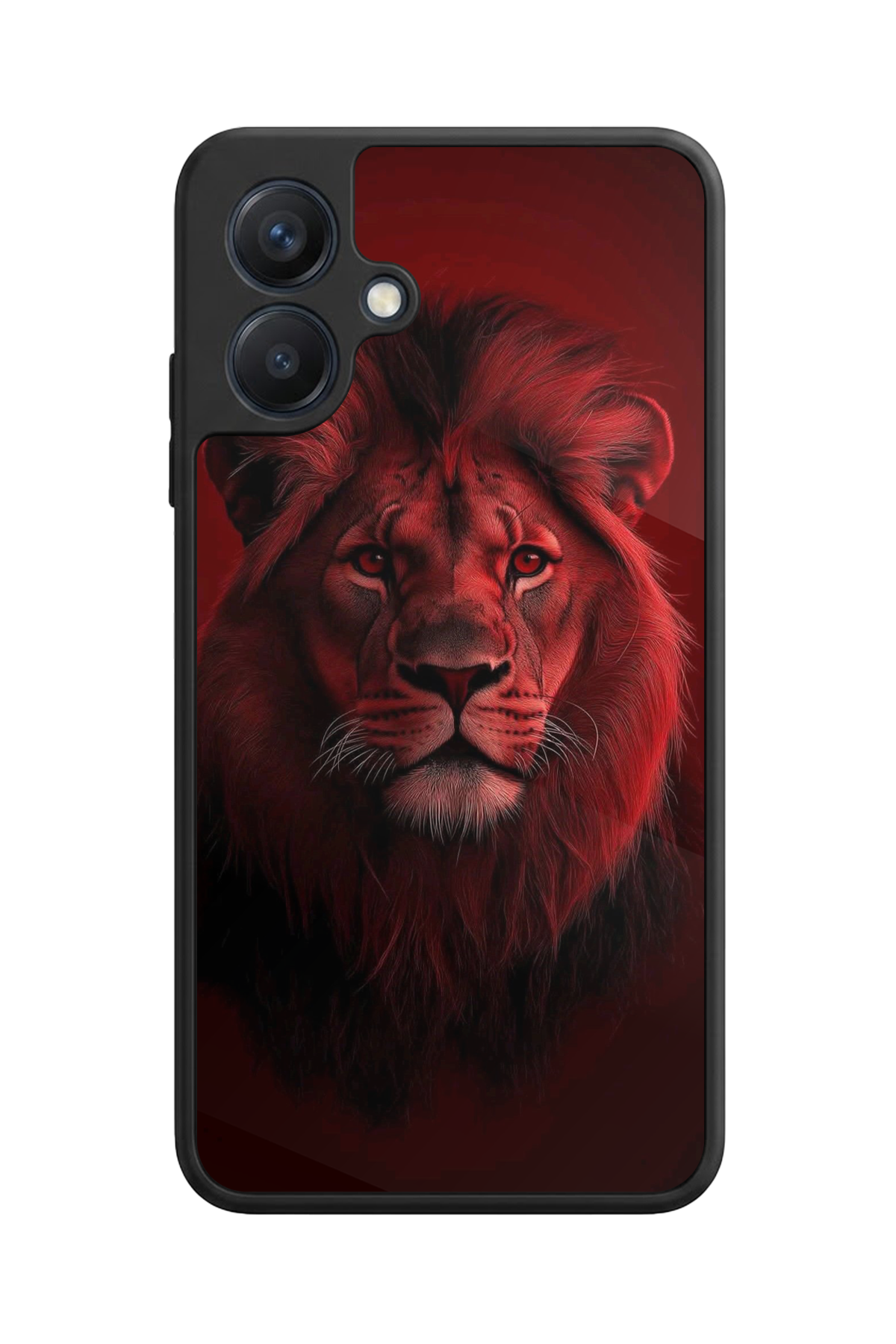 Samsung Galaxy A07 Uyumlu Aslan Tasarımlı Glossy Premium Kılıf