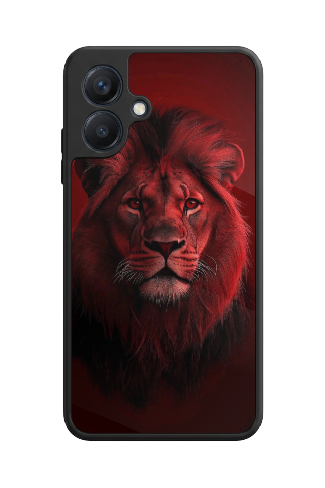 Samsung Galaxy A07 Uyumlu Aslan Tasarımlı Glossy Premium Kılıf