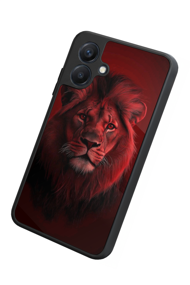 Samsung Galaxy A07 Uyumlu Aslan Tasarımlı Glossy Premium Kılıf