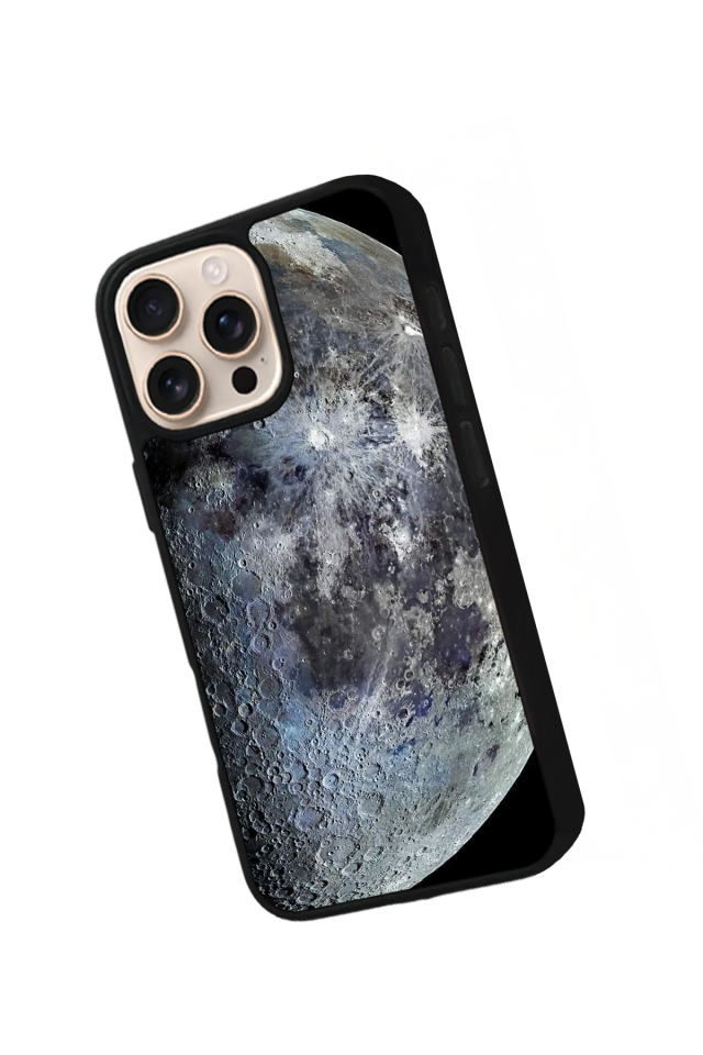 iPhone 14 Pro Max Uyumlu Ay Tasarımlı Glossy Premium Kılıf