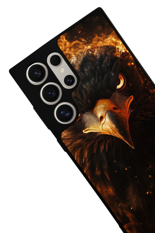 Samsung Galaxy S24 Ultra Uyumlu Besiktas Tasarımlı Glossy Premium Kılıf