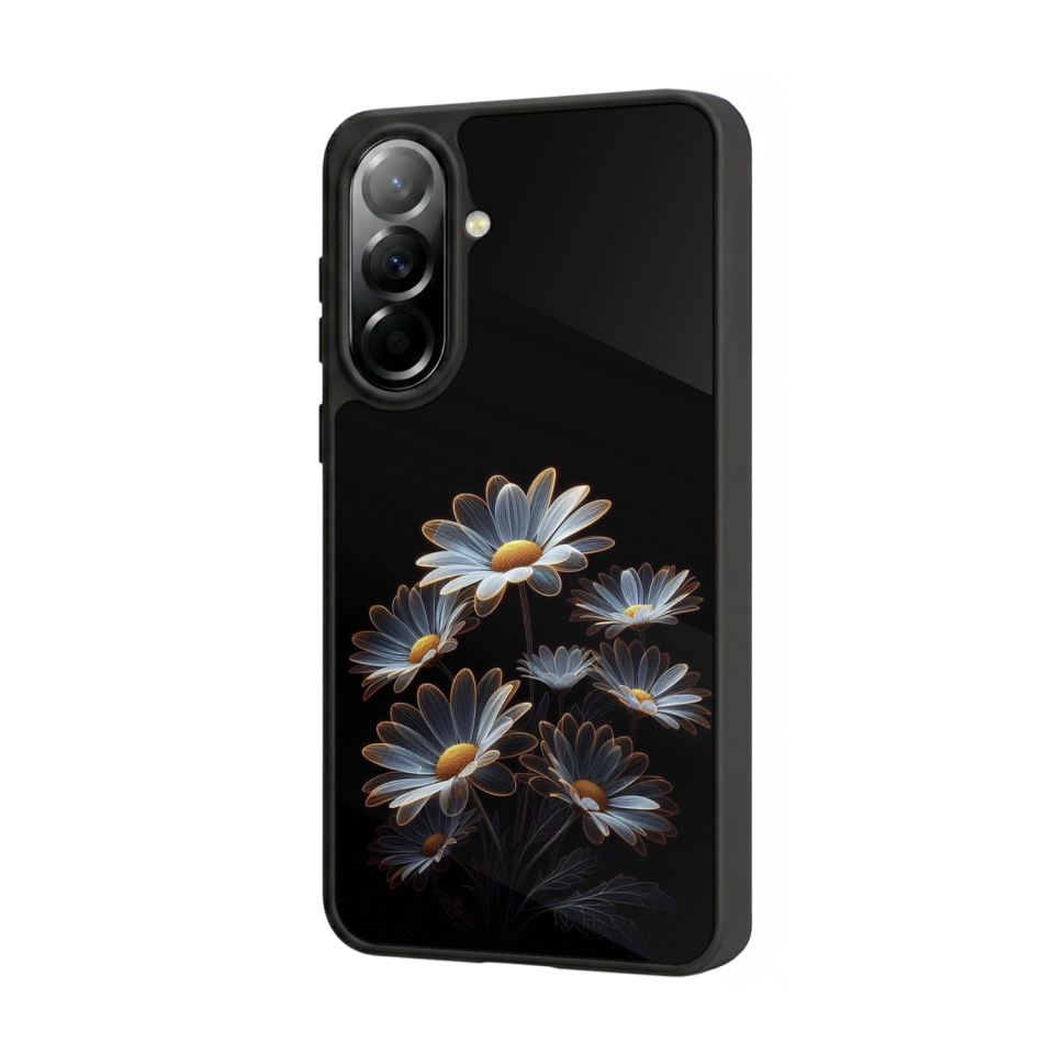 Samsung Galaxy A37 Uyumlu Cicek Tasarımlı Glossy Premium Kılıf