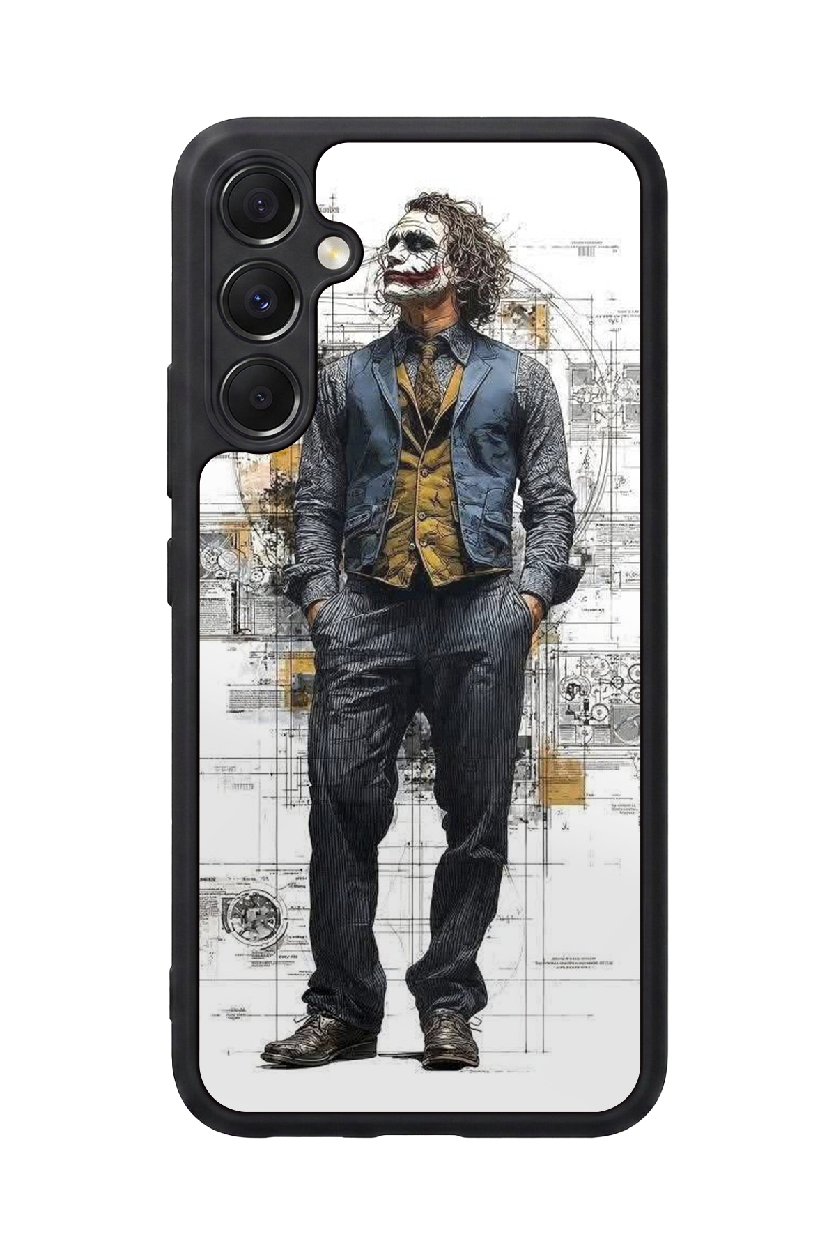 Samsung Galaxy M34 Uyumlu Joker Tasarımlı Glossy Premium Kılıf