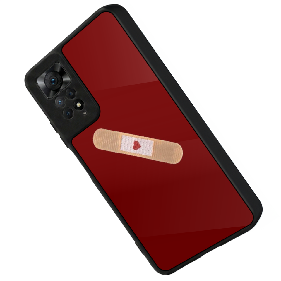 Xiaomi Redmi Note 11 Pro Uyumlu Kalp Love Tasarımlı Glossy Premium Kılıf
