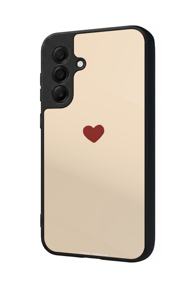 Samsung Galaxy A17 Uyumlu Kalp Love Tasarımlı Glossy Premium Kılıf