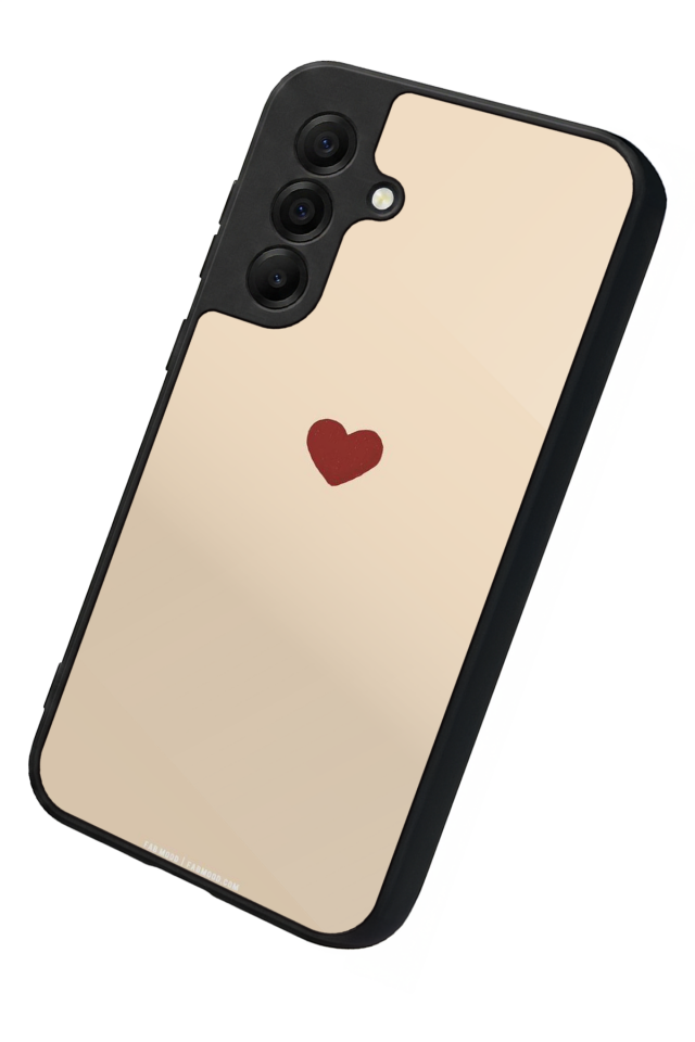 Samsung Galaxy A17 Uyumlu Kalp Love Tasarımlı Glossy Premium Kılıf