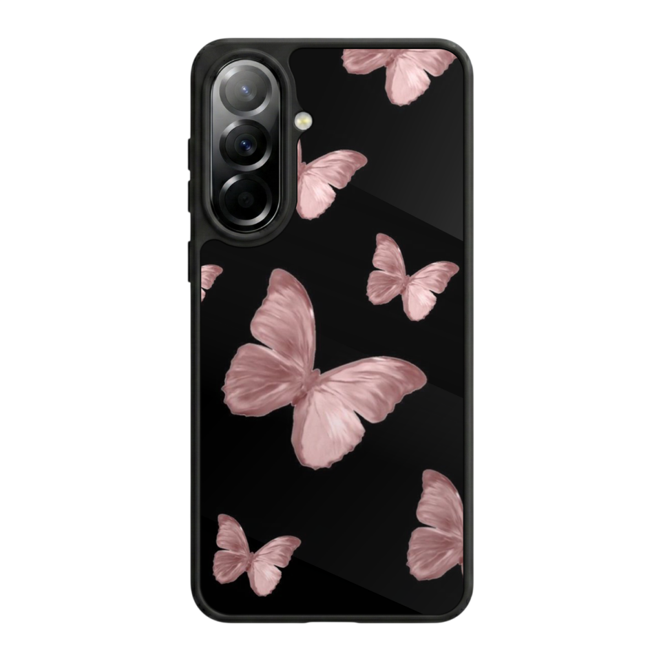 Samsung Galaxy A57 Uyumlu Kelebek Tasarımlı Glossy Premium Kılıf