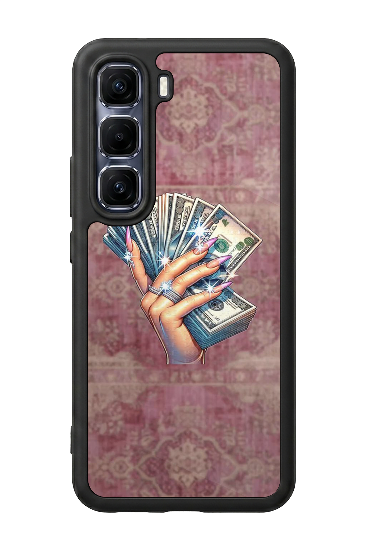 Infinix Hot 60 Pro Plus Uyumlu Money Para Tasarımlı Glossy Premium Kılıf