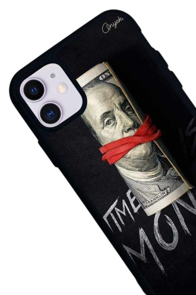 iPhone 11 Uyumlu Para Tasarımlı Glossy Premium Kılıf