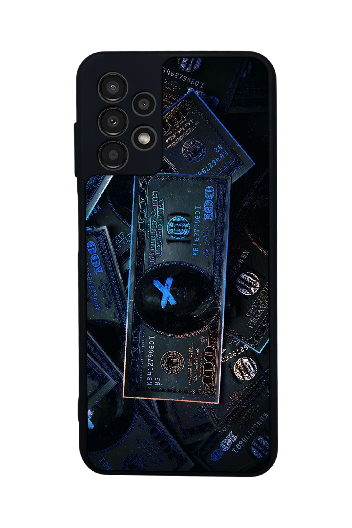 Samsung Galaxy A13 Uyumlu Para Tasarımlı Glossy Premium Kılıf