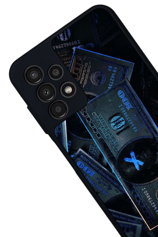 Samsung Galaxy A13 Uyumlu Para Tasarımlı Glossy Premium Kılıf