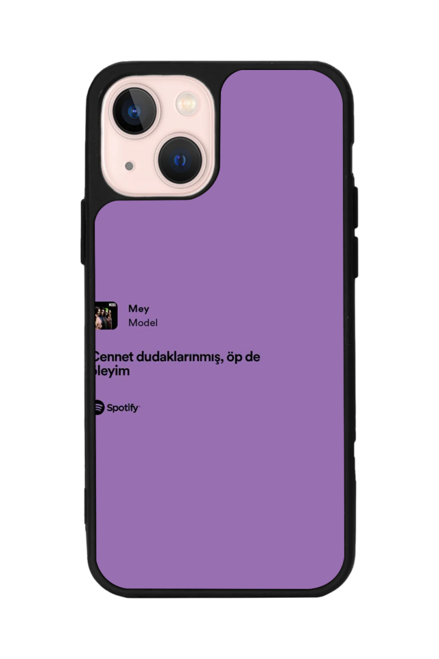 iPhone 15 Plus Uyumlu Sarki Sozleri Tasarımlı Glossy Premium Kılıf