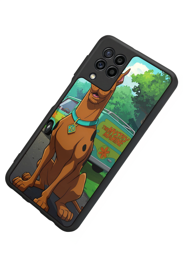 Samsung Galaxy M22 Uyumlu Scooby Doo Tasarımlı Glossy Premium Kılıf