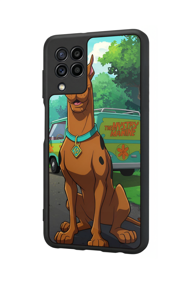 Samsung Galaxy M22 Uyumlu Scooby Doo Tasarımlı Glossy Premium Kılıf